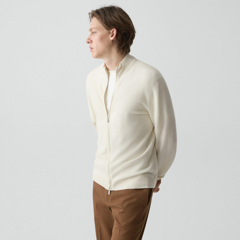 Full-Zip Cardigan in Cashmere 2