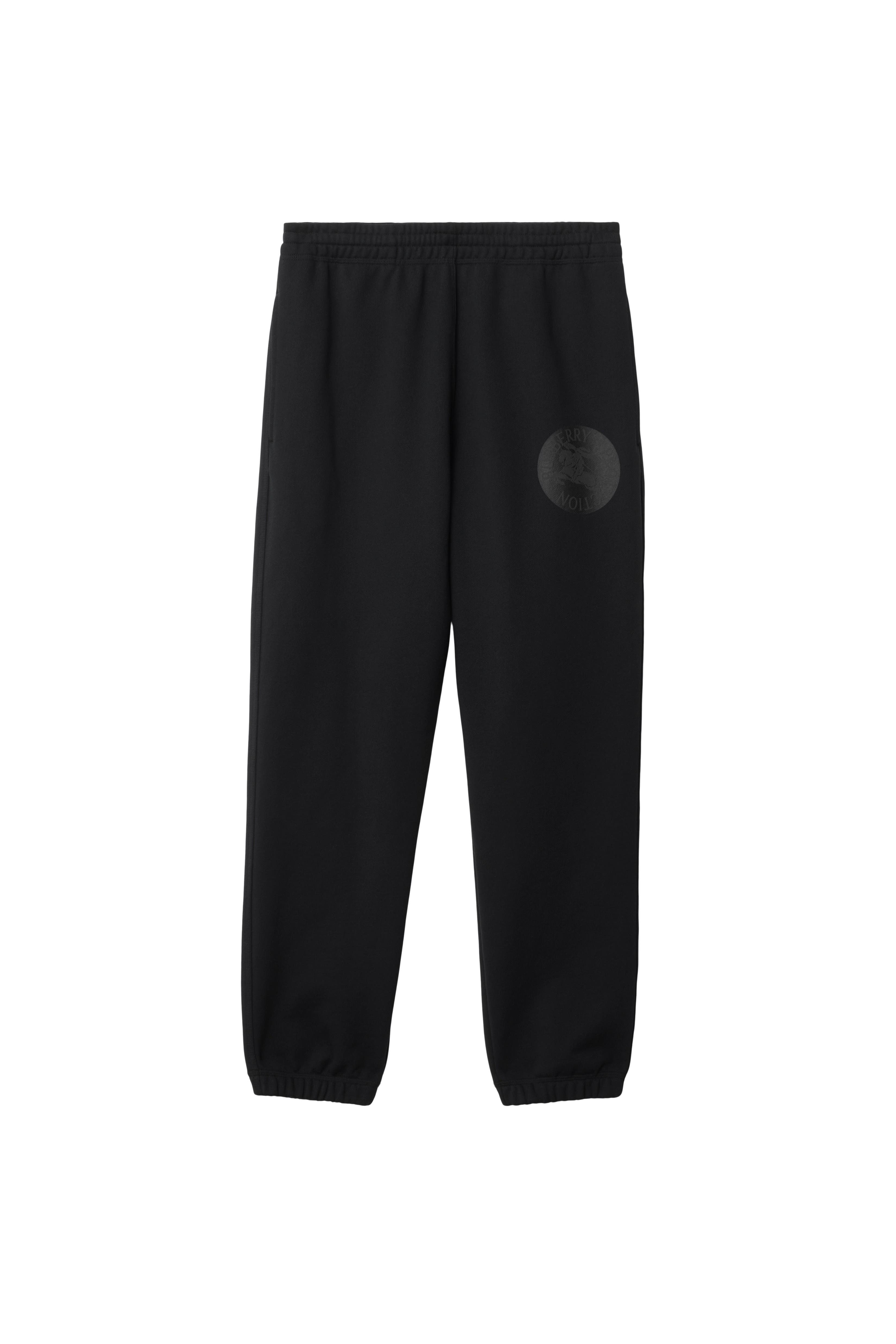 burberry EKD Badge Cotton Jogging Pants in Black at Nordstrom - 2