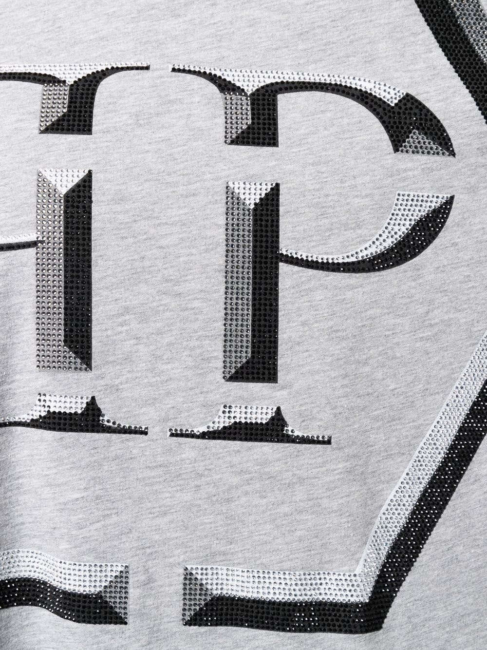 embellished-logo T-shirt - 5