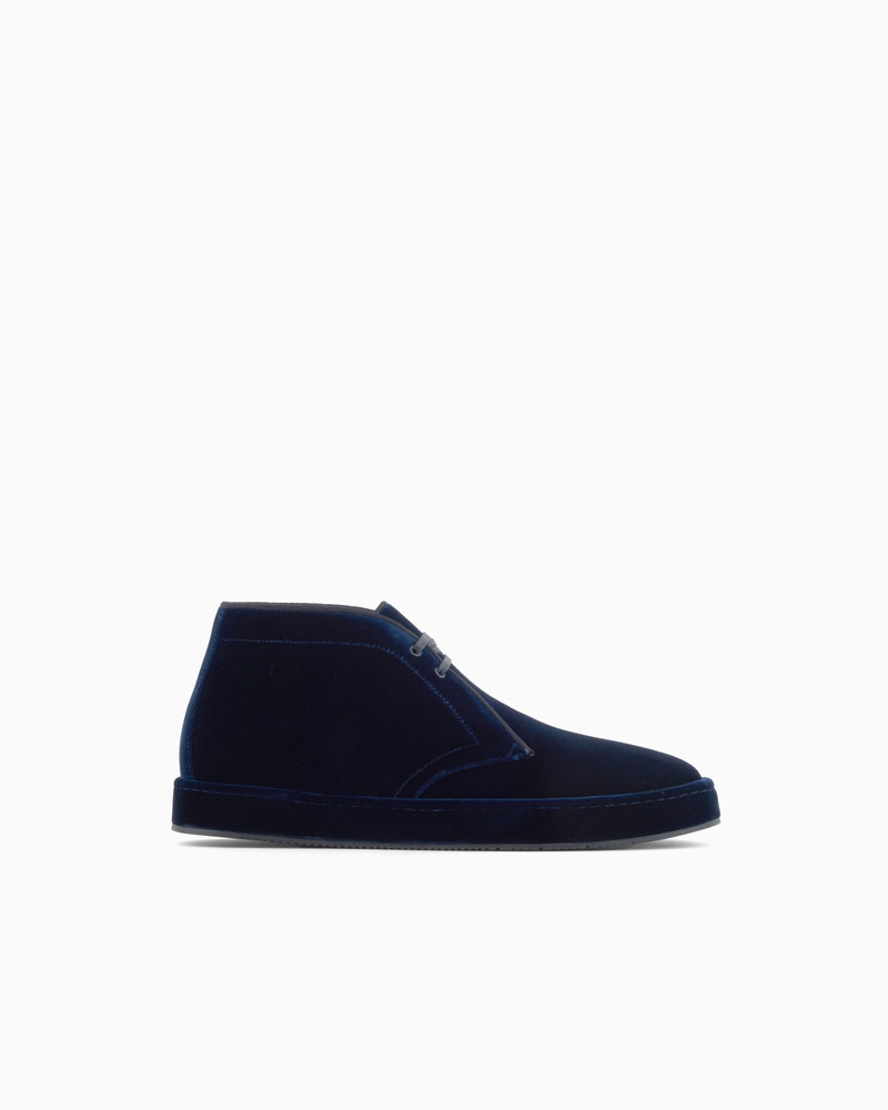 VELVET CHUKKA BOOTS 1