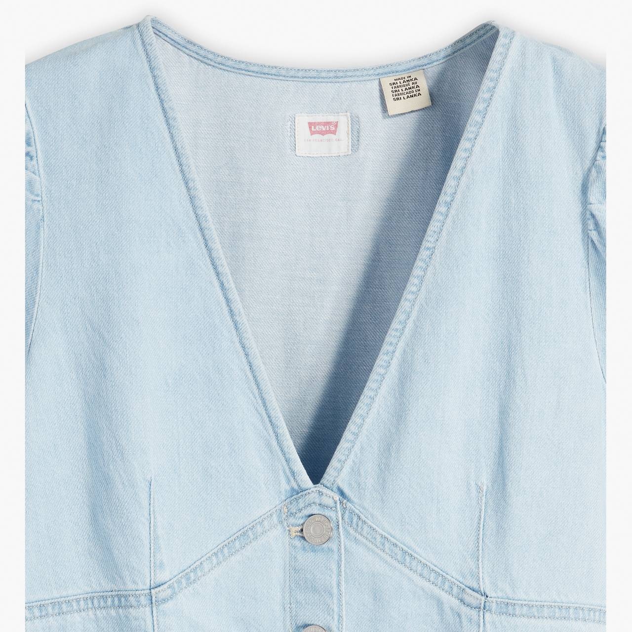 ERIN MINI DENIM DRESS - 7