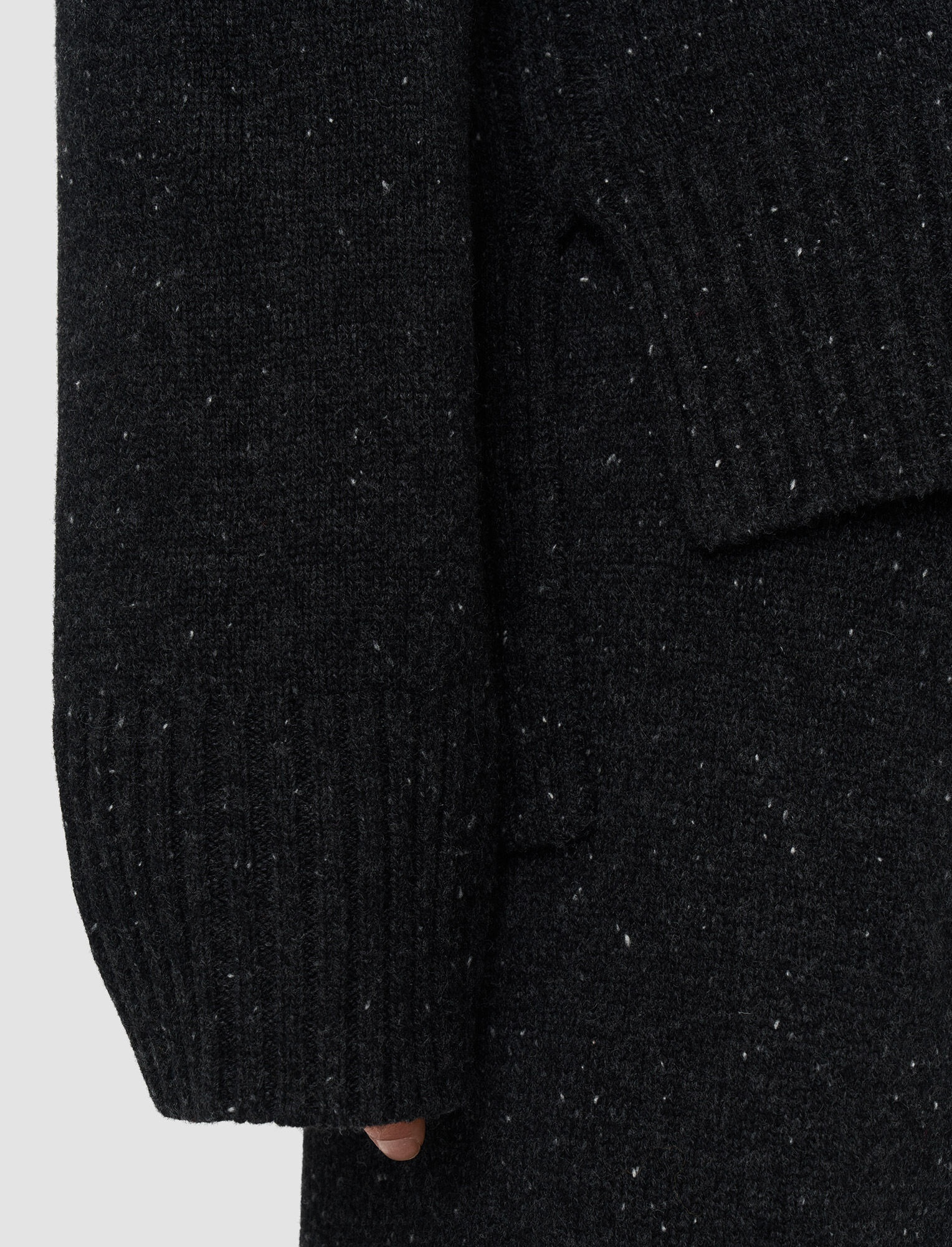Tweed Knit High Neck Jumper - 6