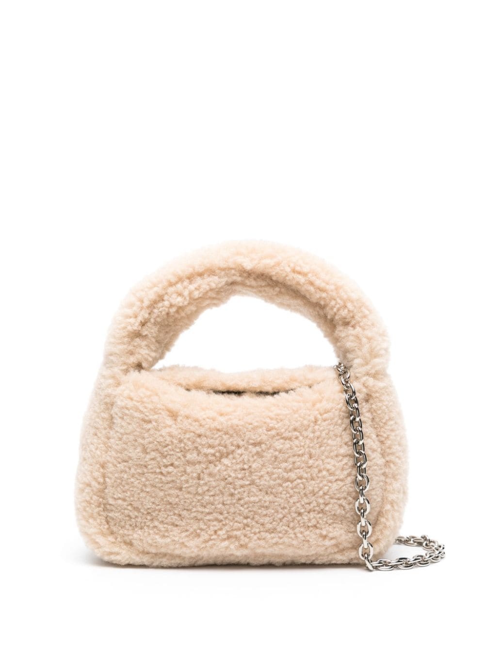 Minnie Fur faux-shearling tote bag - 1