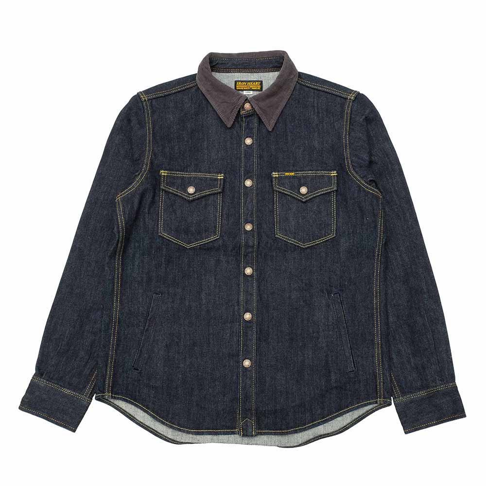 16oz Selvage C.P.O.Shirt / Indigo - IHSH-427 - 1