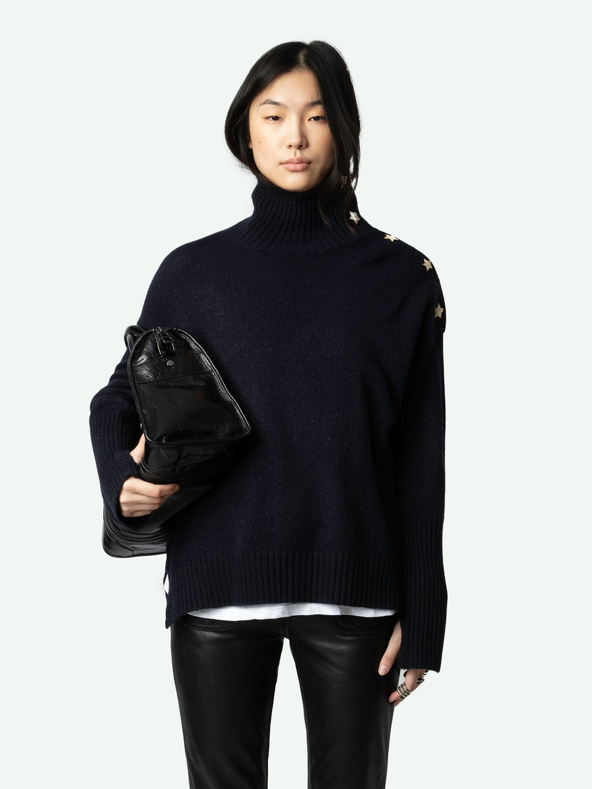 Alma Jewelled Cashmere Sweater - 4