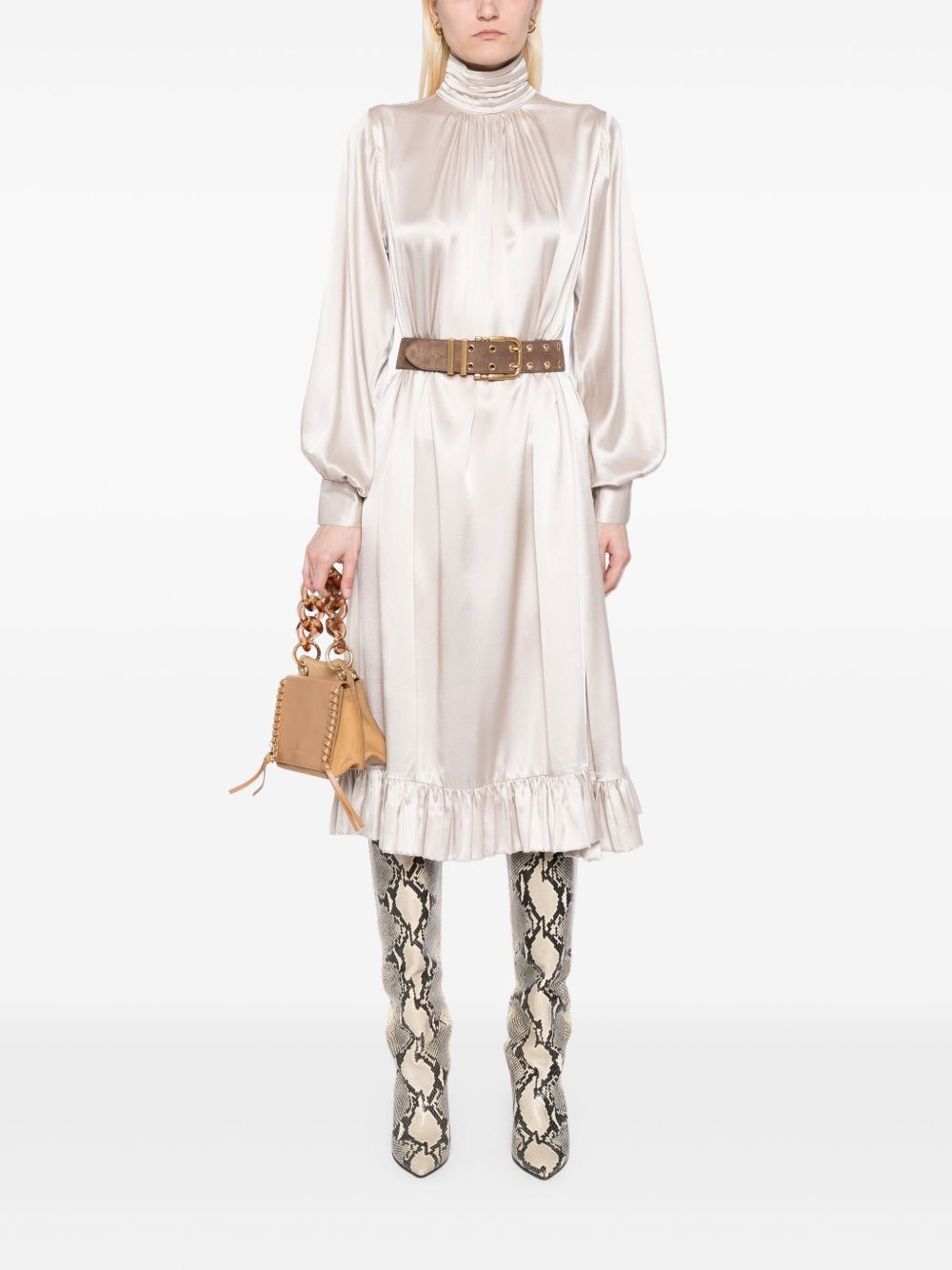 Monroe silk charmeuse dress - 2