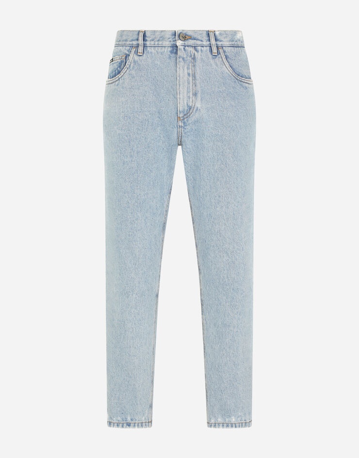 Loose light blue jeans - 3