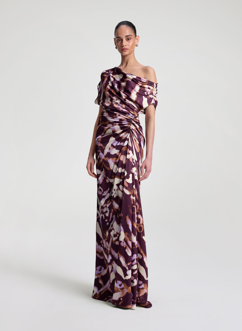 Poppy Satin Gown 4