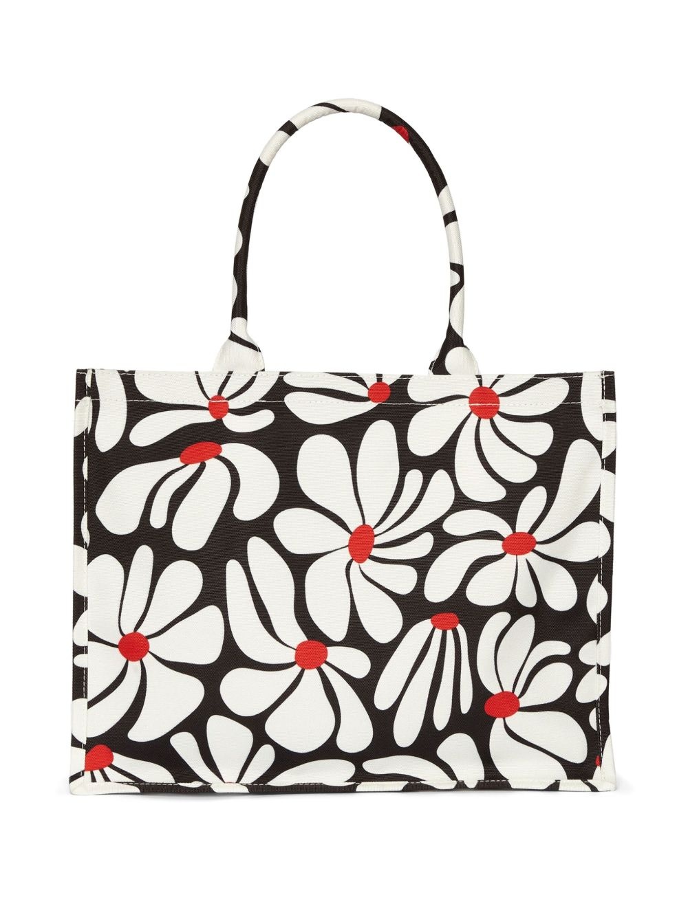floral-print tote bag - 3