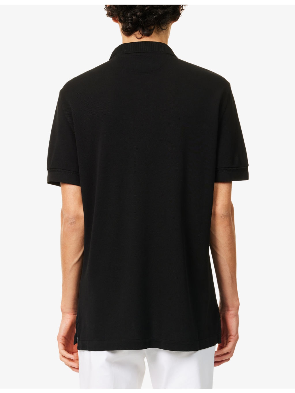 Short-Sleeve Lyocell-Cotton Piquet Polo Shirt - 4