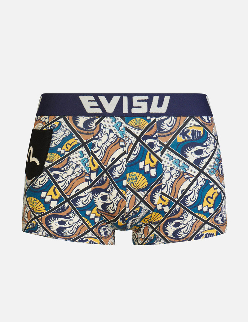 ALLOVER DARUMA POSTER PRINT TRUNKS 1