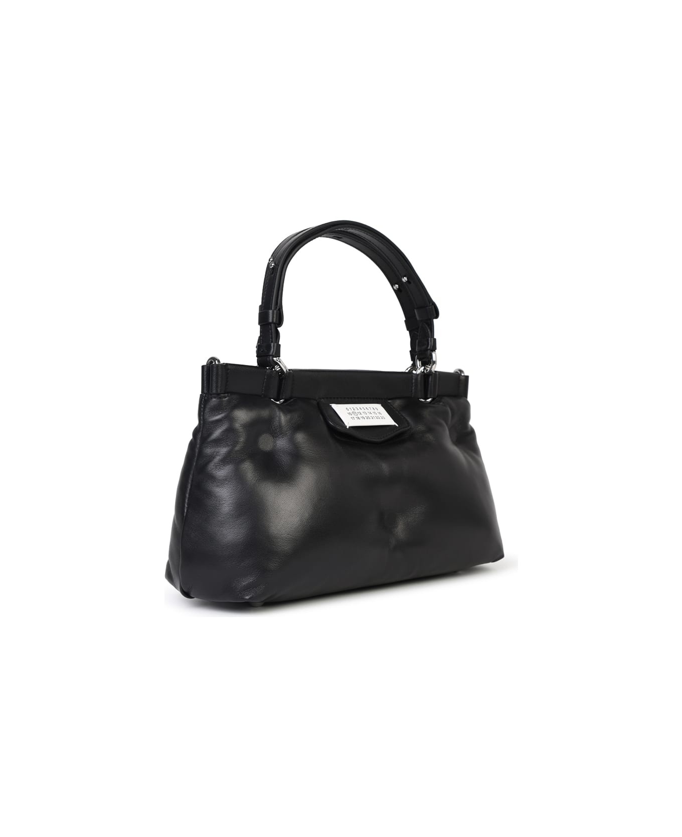 'glam Slam' Black Leather Bag - 2