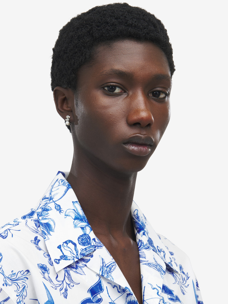 Alexander McQueen Skull And Pearl Earring outlook