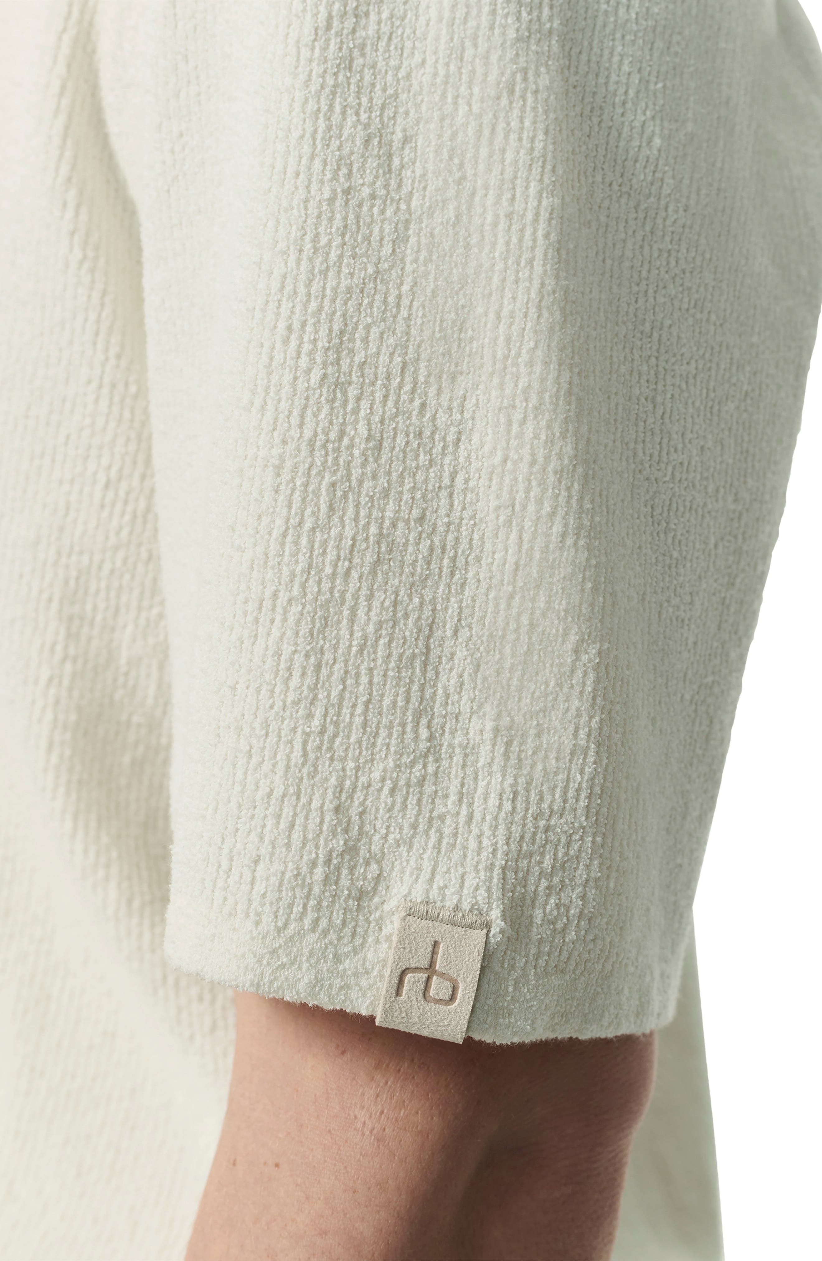 rag & bone Johnny Toweling Rib Polo in Ivory at Nordstrom - 6