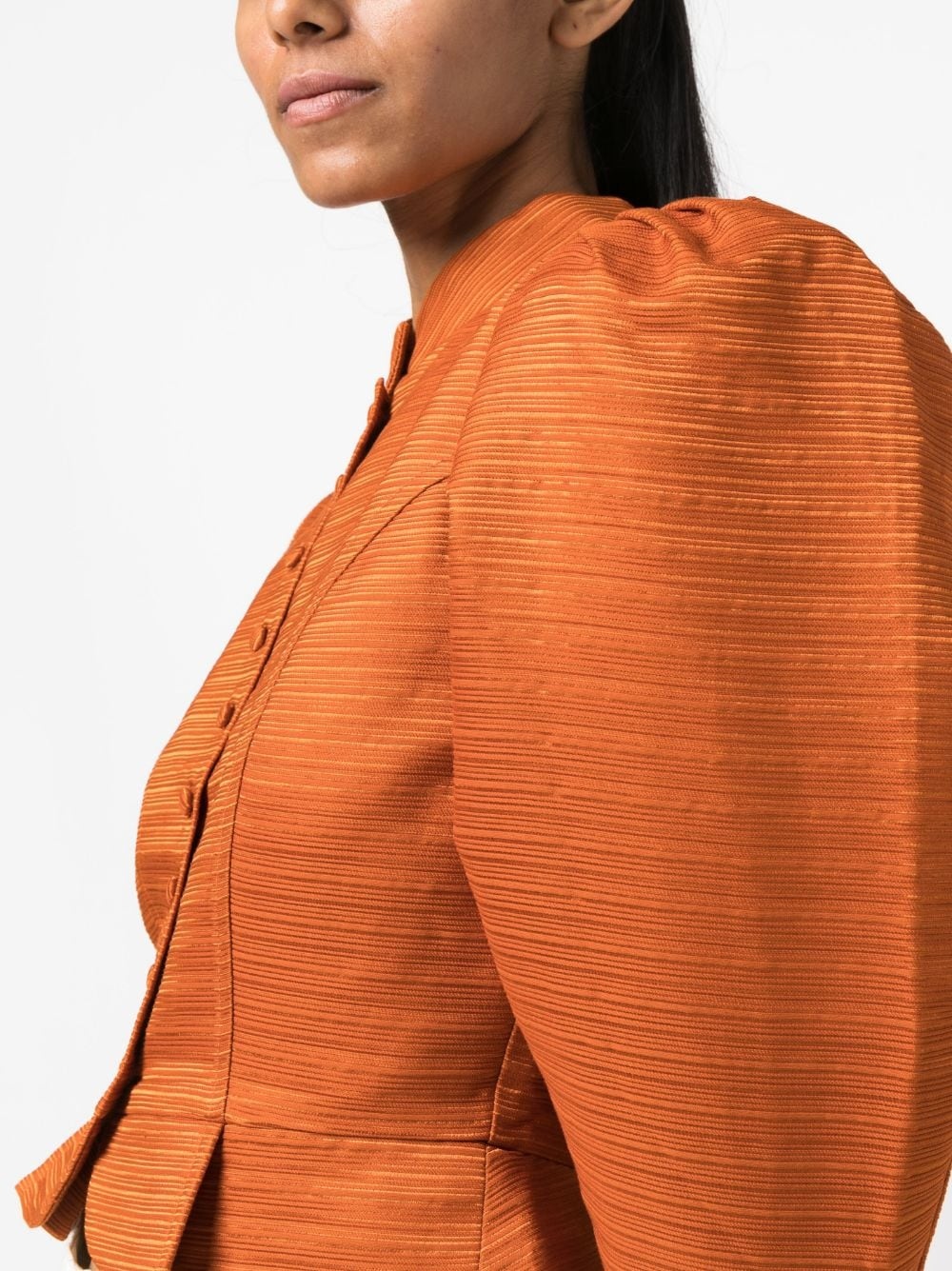 Amoako button-fastening jacket - 5
