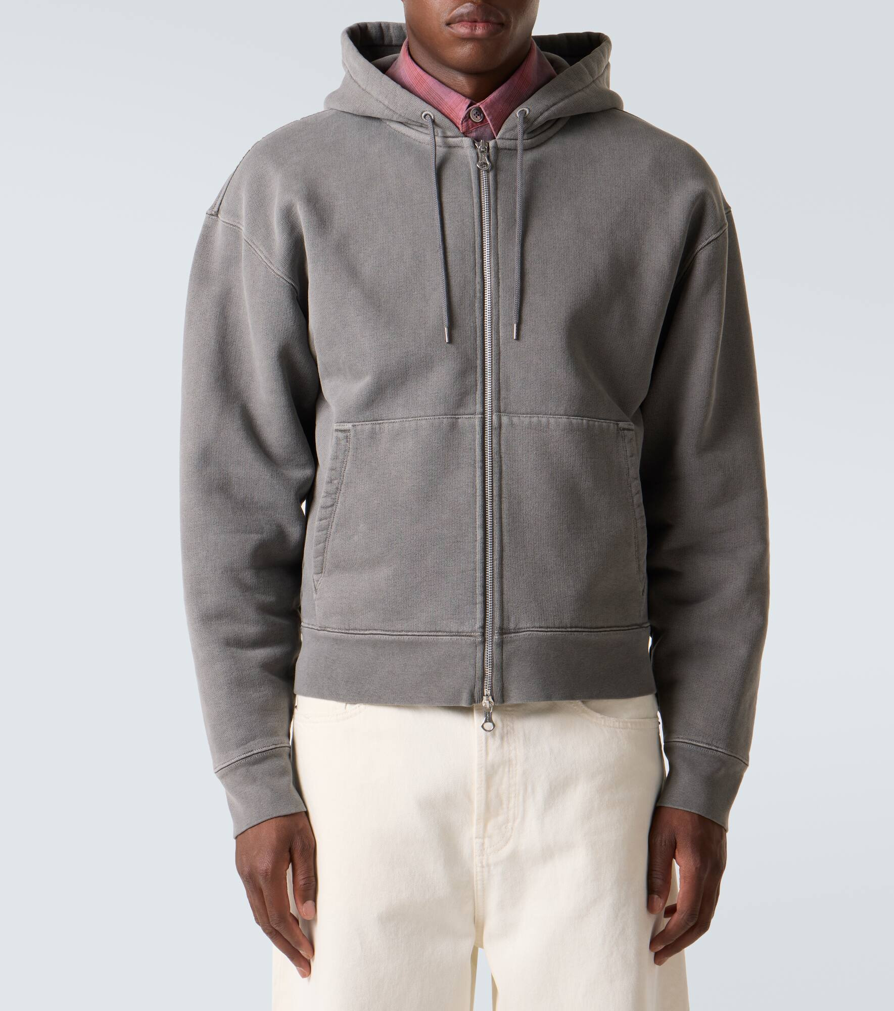 Rascal cotton fleece zip-up hoodie - 3