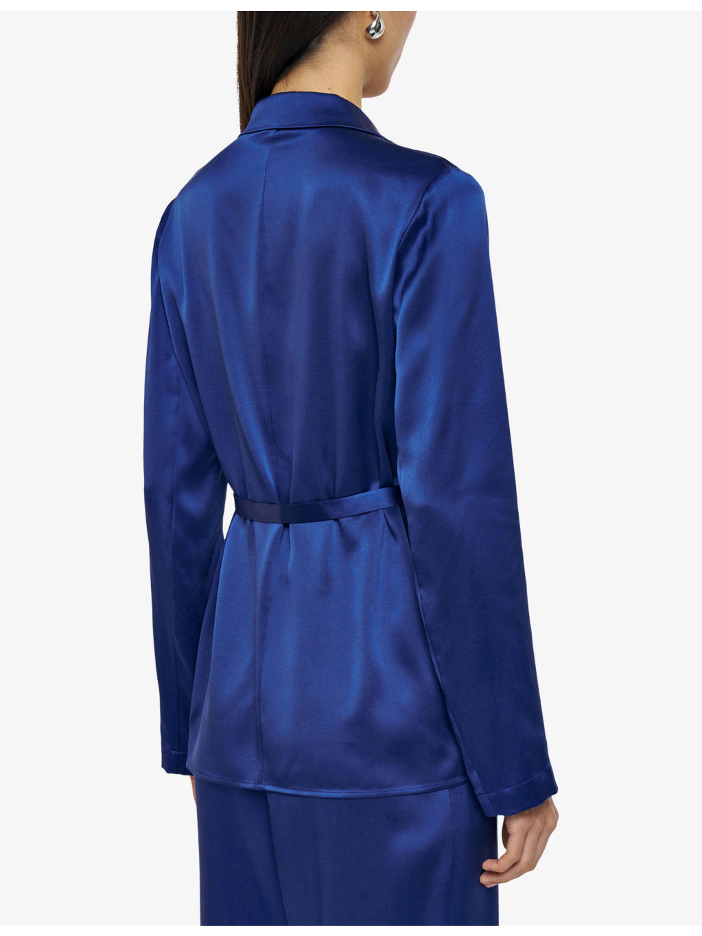Joubert Double-Breasted Silk-Satin Jacket - 4