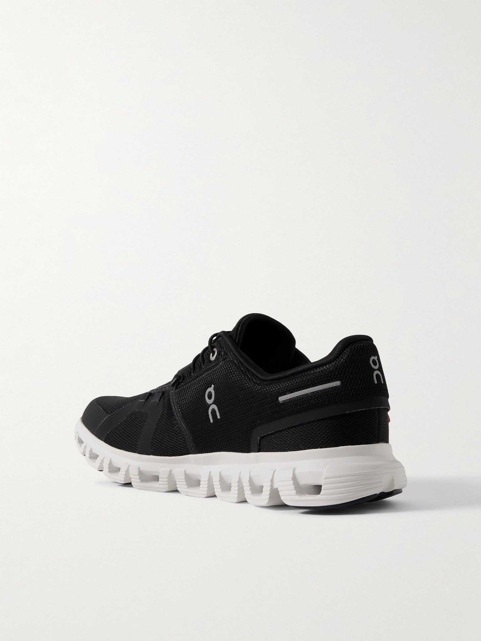 Cloud 6 Rubber-Trimmed Mesh Slip-On Sneakers Black - 4