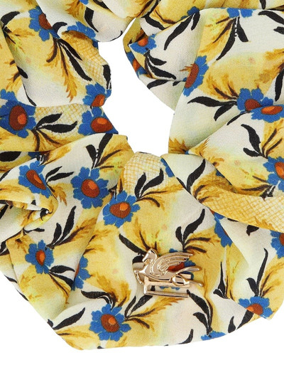 Etro Printed silk scrunchie outlook