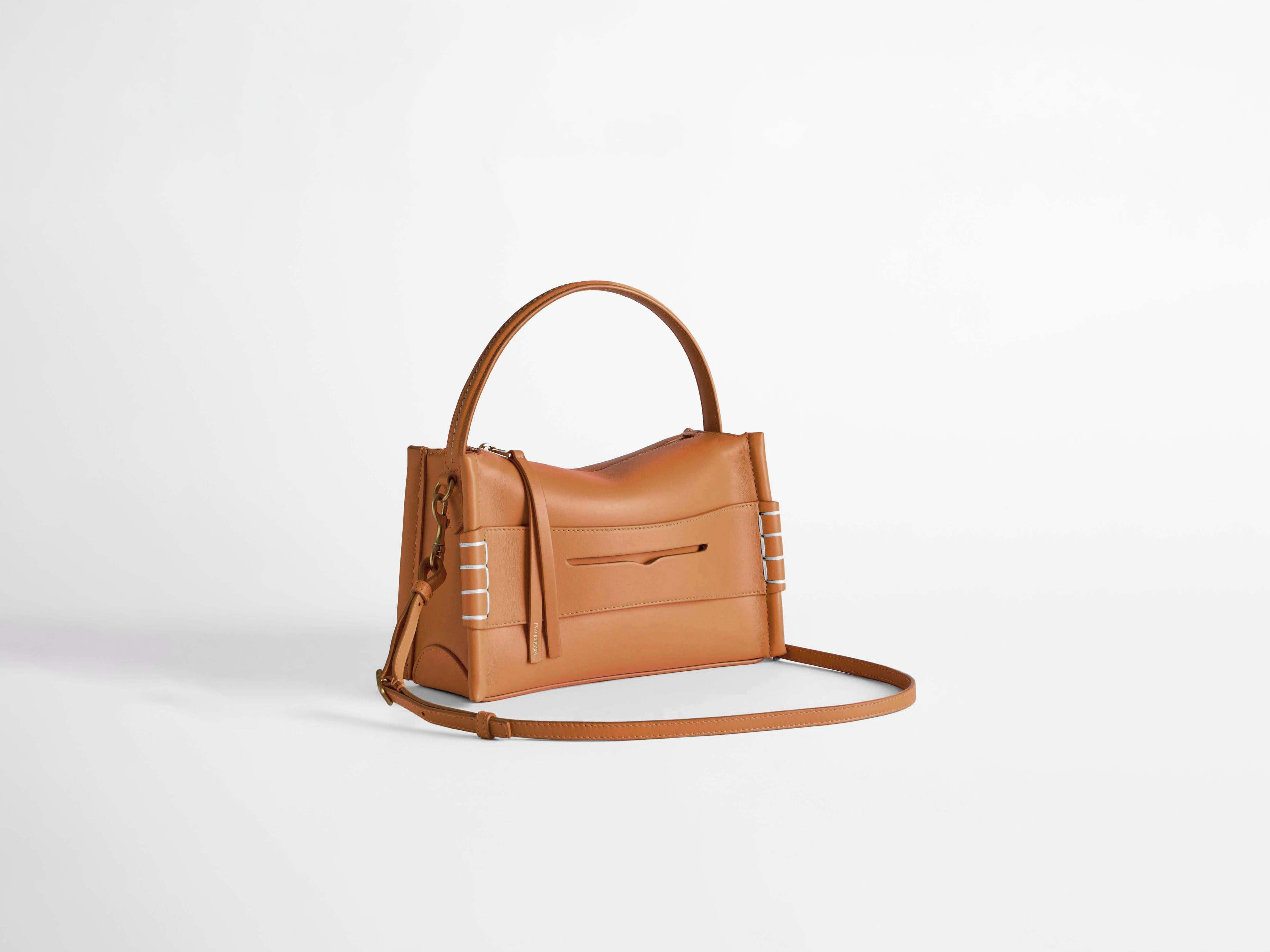 LOAFER BAG IN TAN LEATHER - 5
