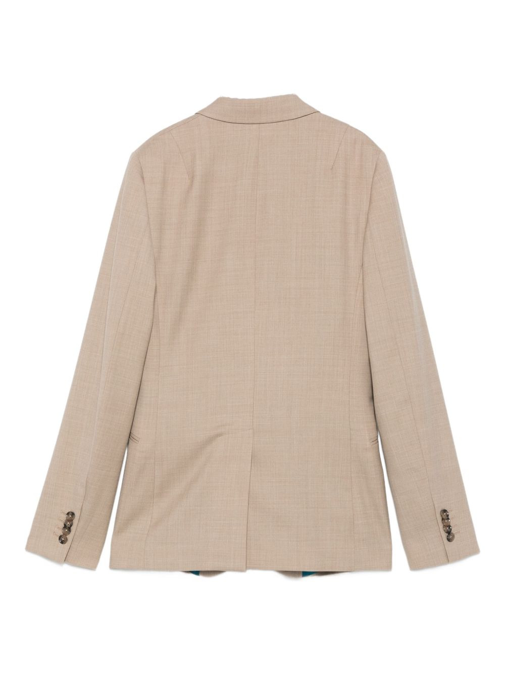 two-button wool jacket - 2