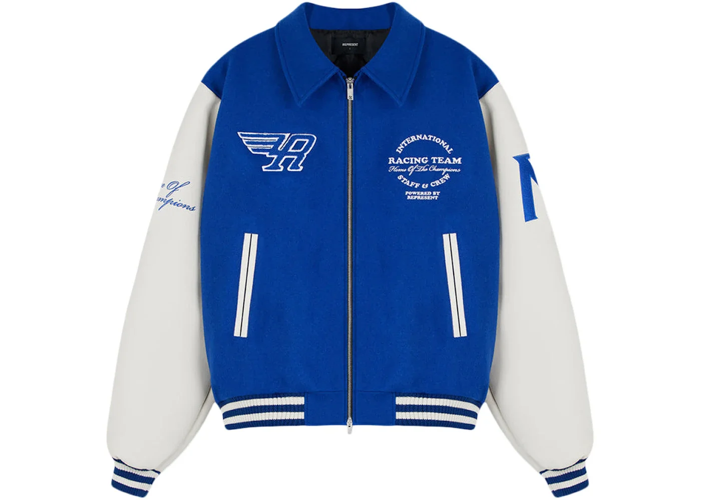 Represent Racing Team Varsity Jacket Cobalt - 1