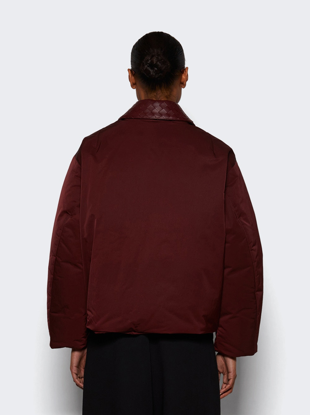 Tech Nylon Puffer Jacket Barolo - 4