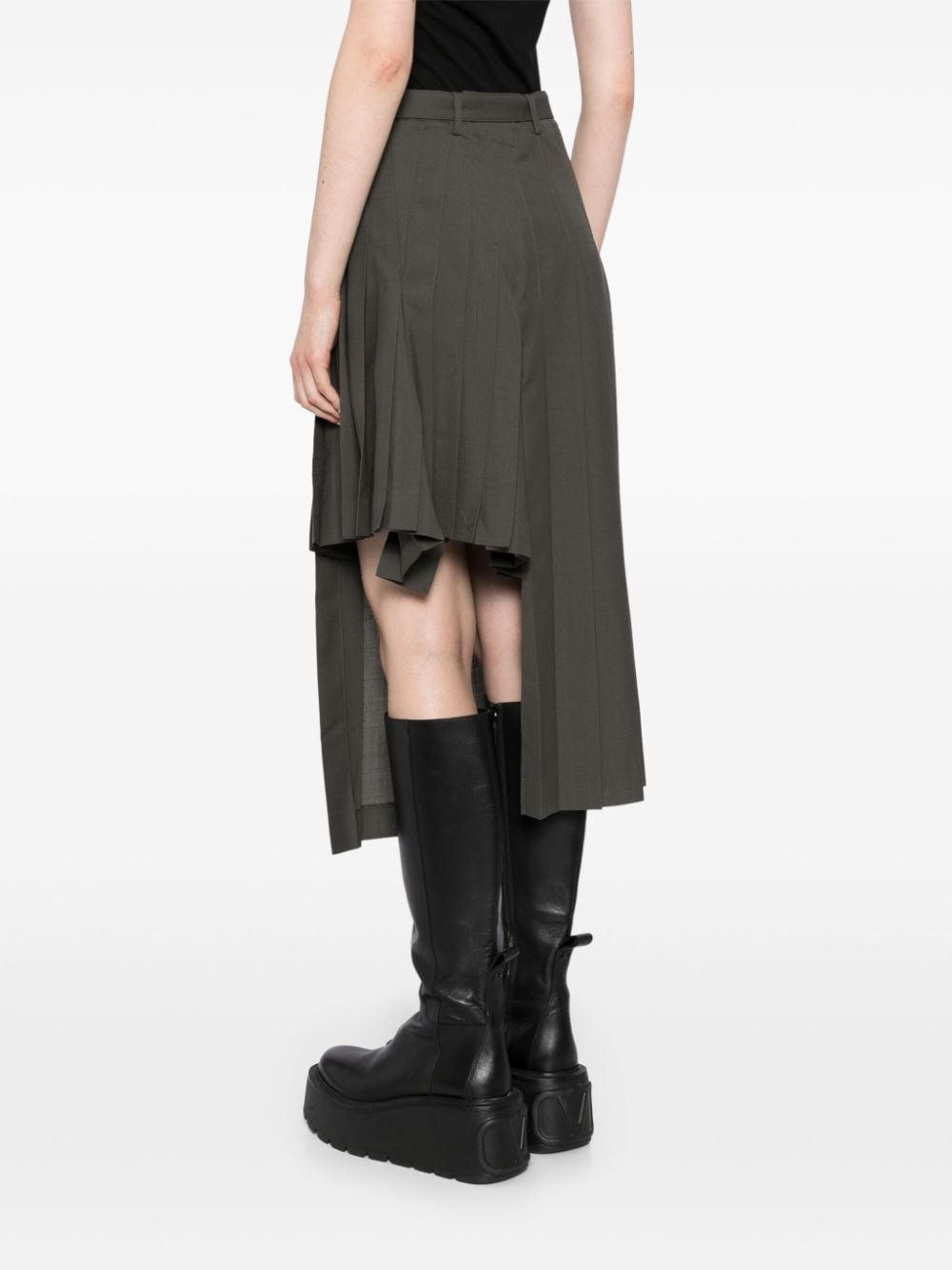 asymmetric skirt - 4