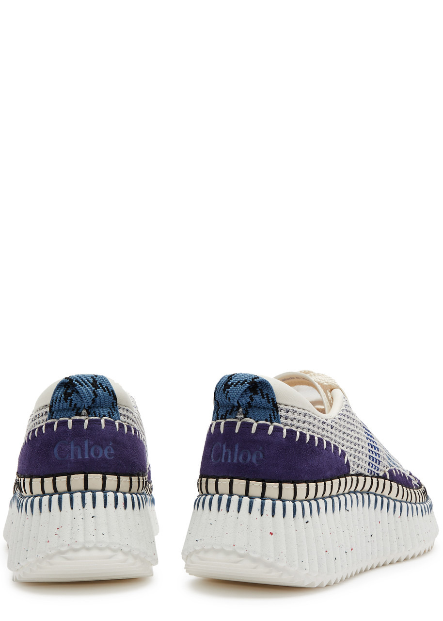 Nama panelled recycled mesh sneakers - 3