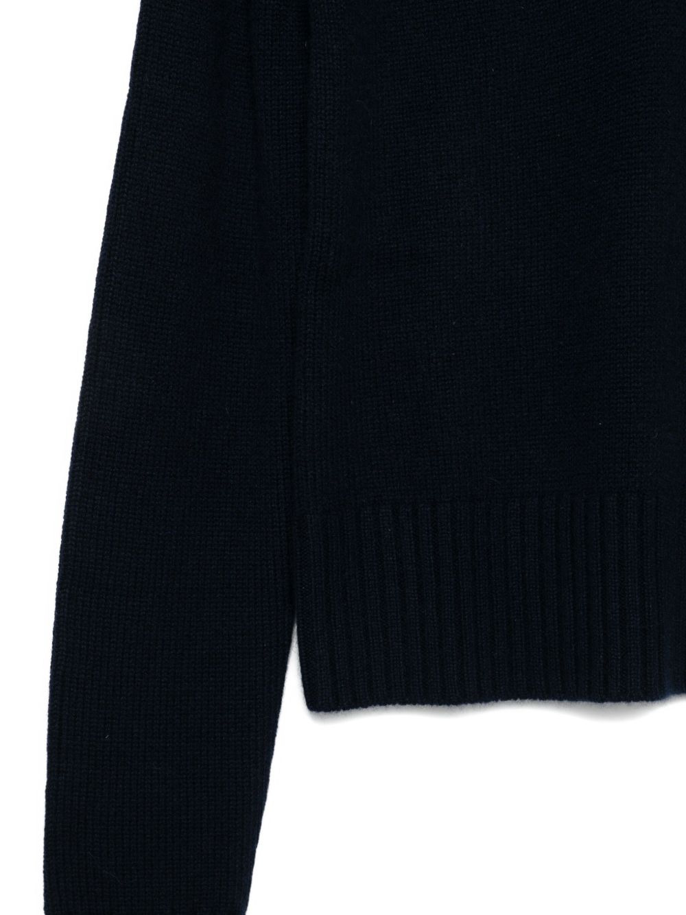 V-neck ribbed sweater - 3