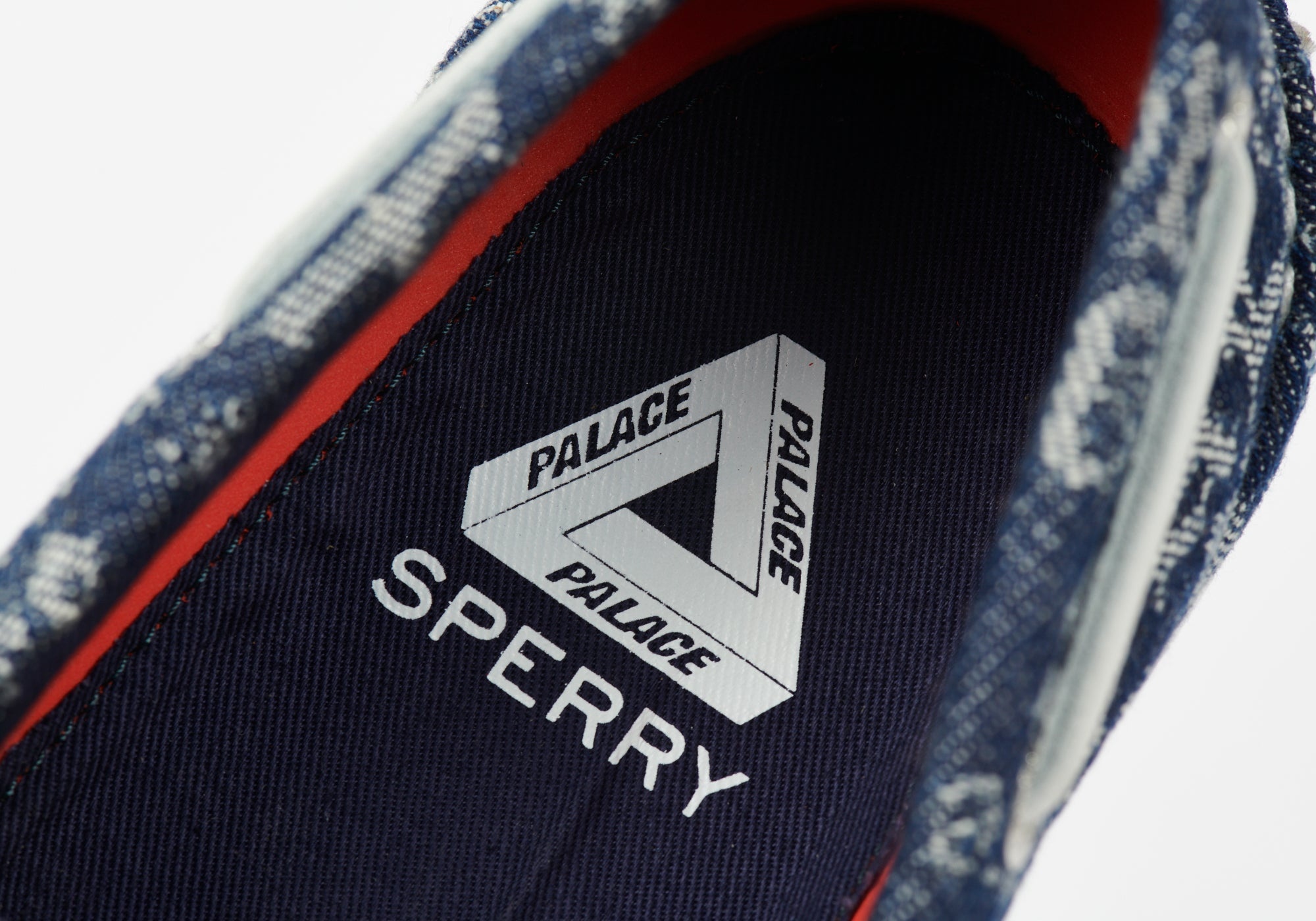 PALACE SPERRY CLOUD AUTHENTIC ORIGINAL 3 EYE DENIM BOATSHOE INDIGO - 6