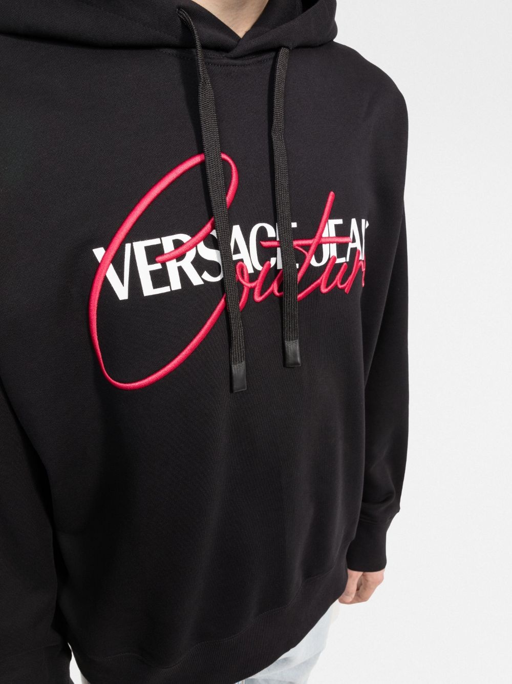 logo-print long-sleeve hoodie - 5