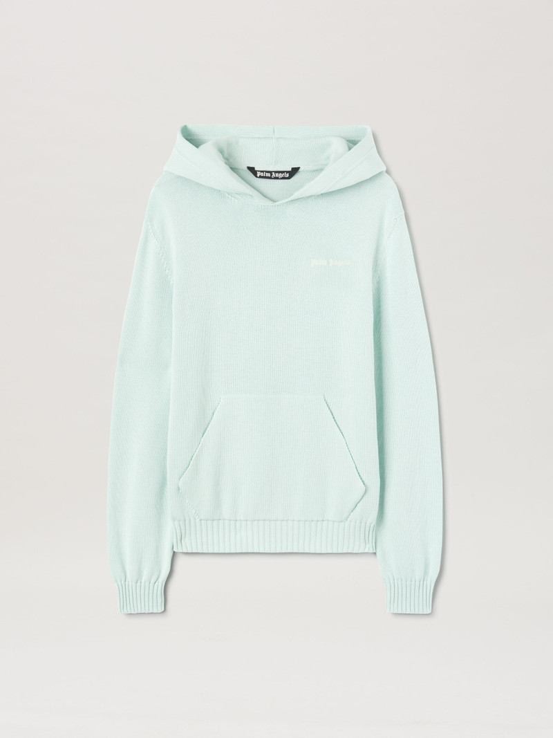 Logo Knit Hoodie - 1