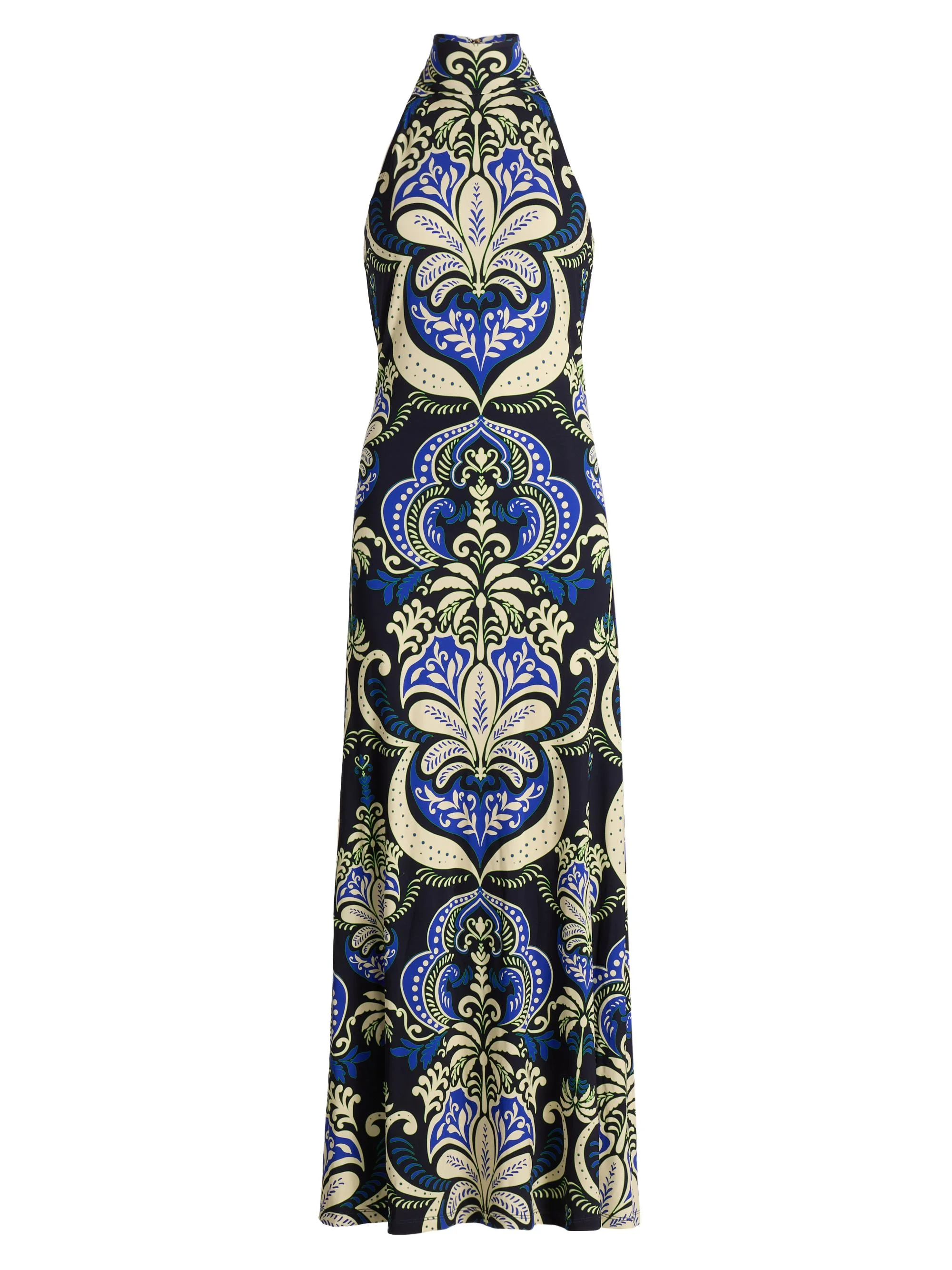 Women's Asher Floral Jersey Maxi Dress - Palm Pavillion Cobalt - 1