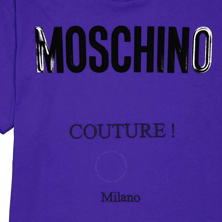 Moschino Logo-Printed Crewneck T-Shirt - 7
