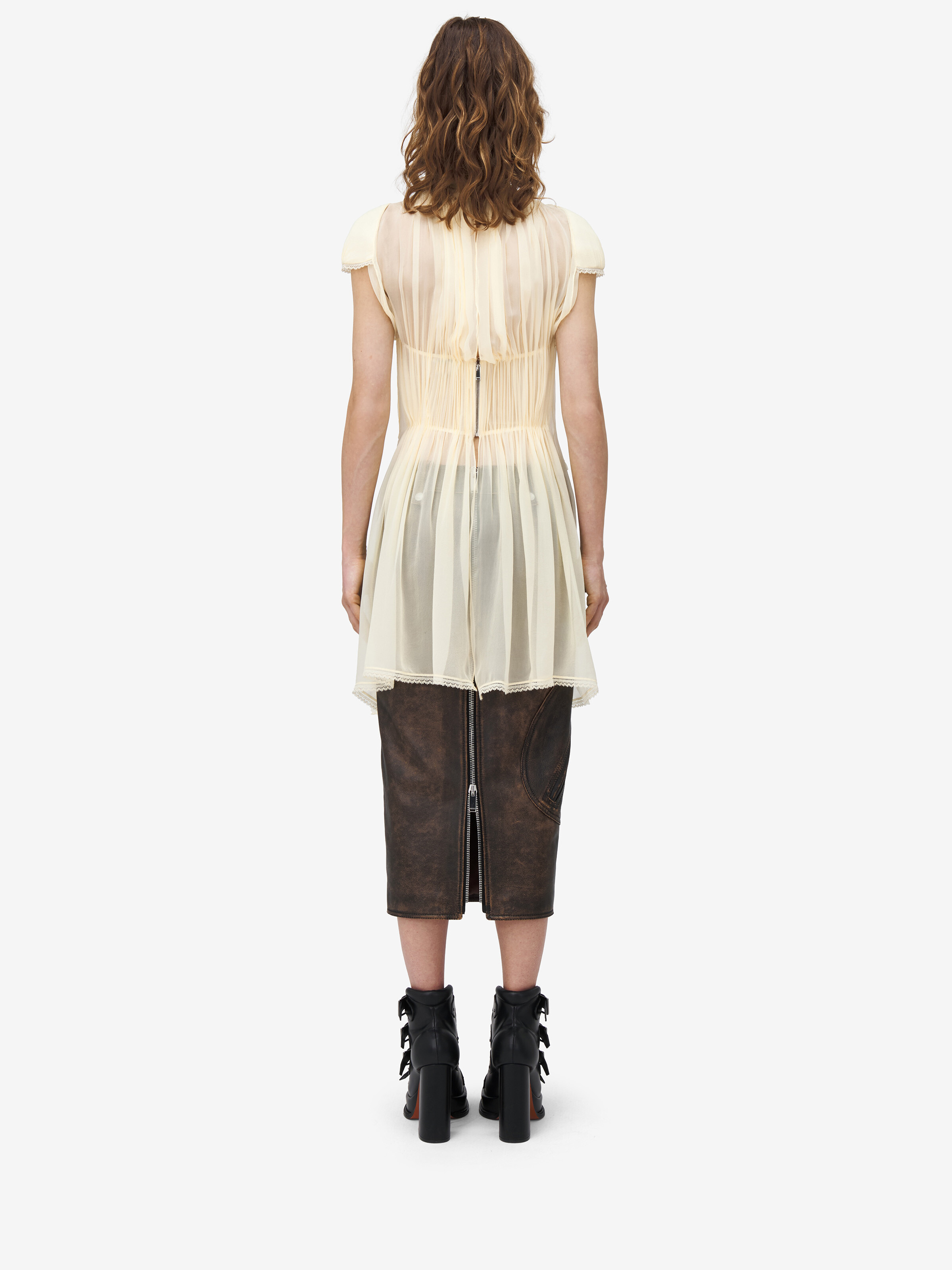 Chiffon Pleated Top - 5