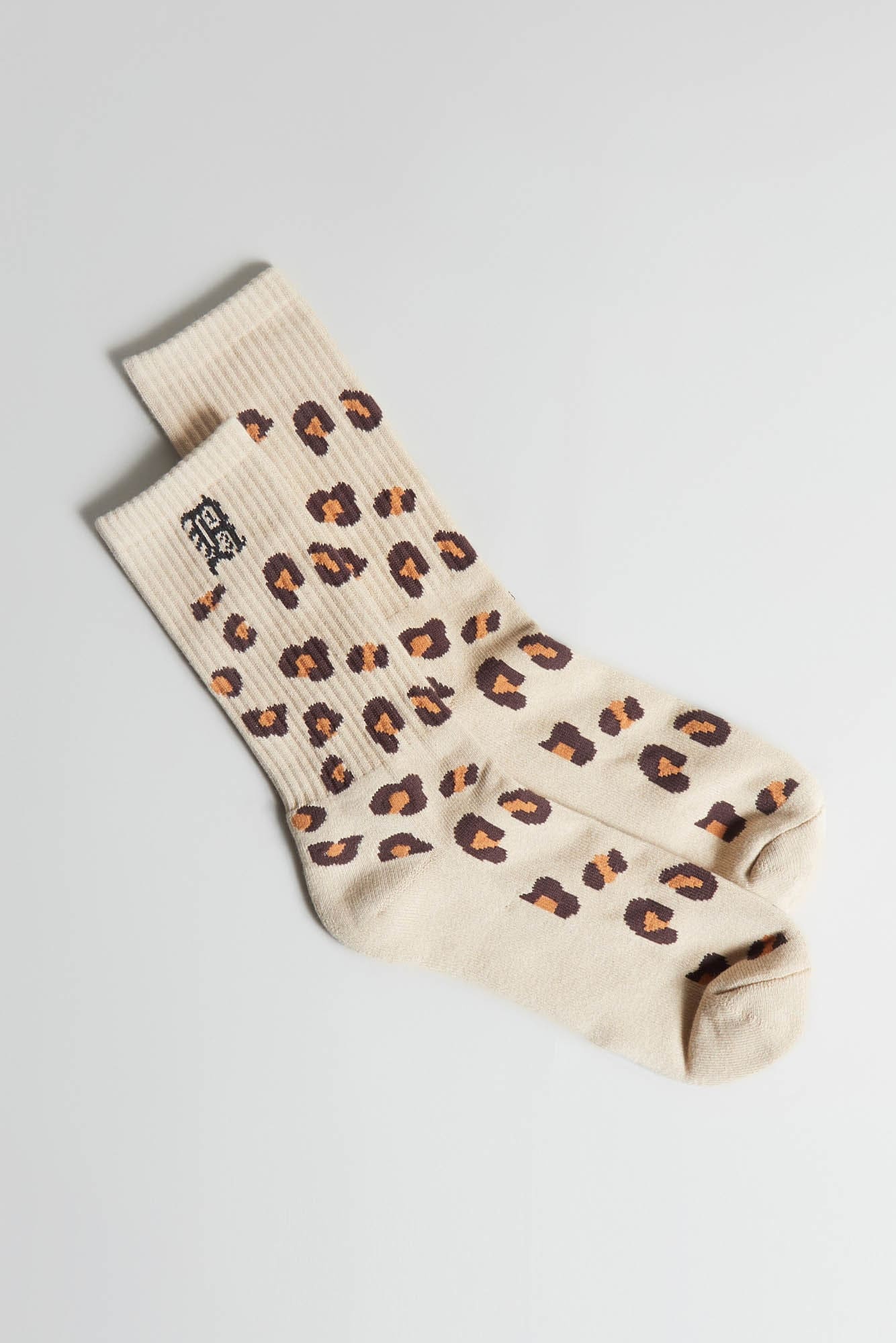 R13 SOCKS - KHAKI LEOPARD - 1