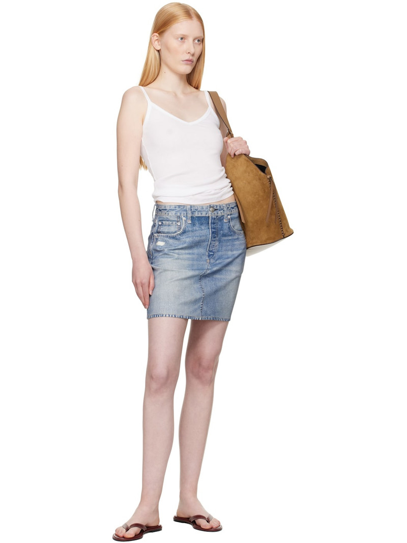 rag & bone Blue Miramar Ponte Miniskirt outlook