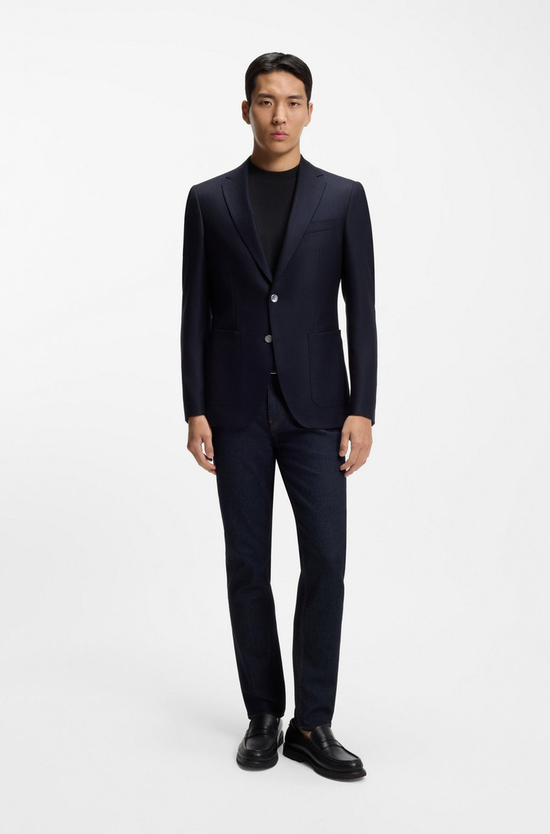 BOSS MERCERIZED-COTTON T-SHIRT WITH DOUBLE B MONOGRAM outlook