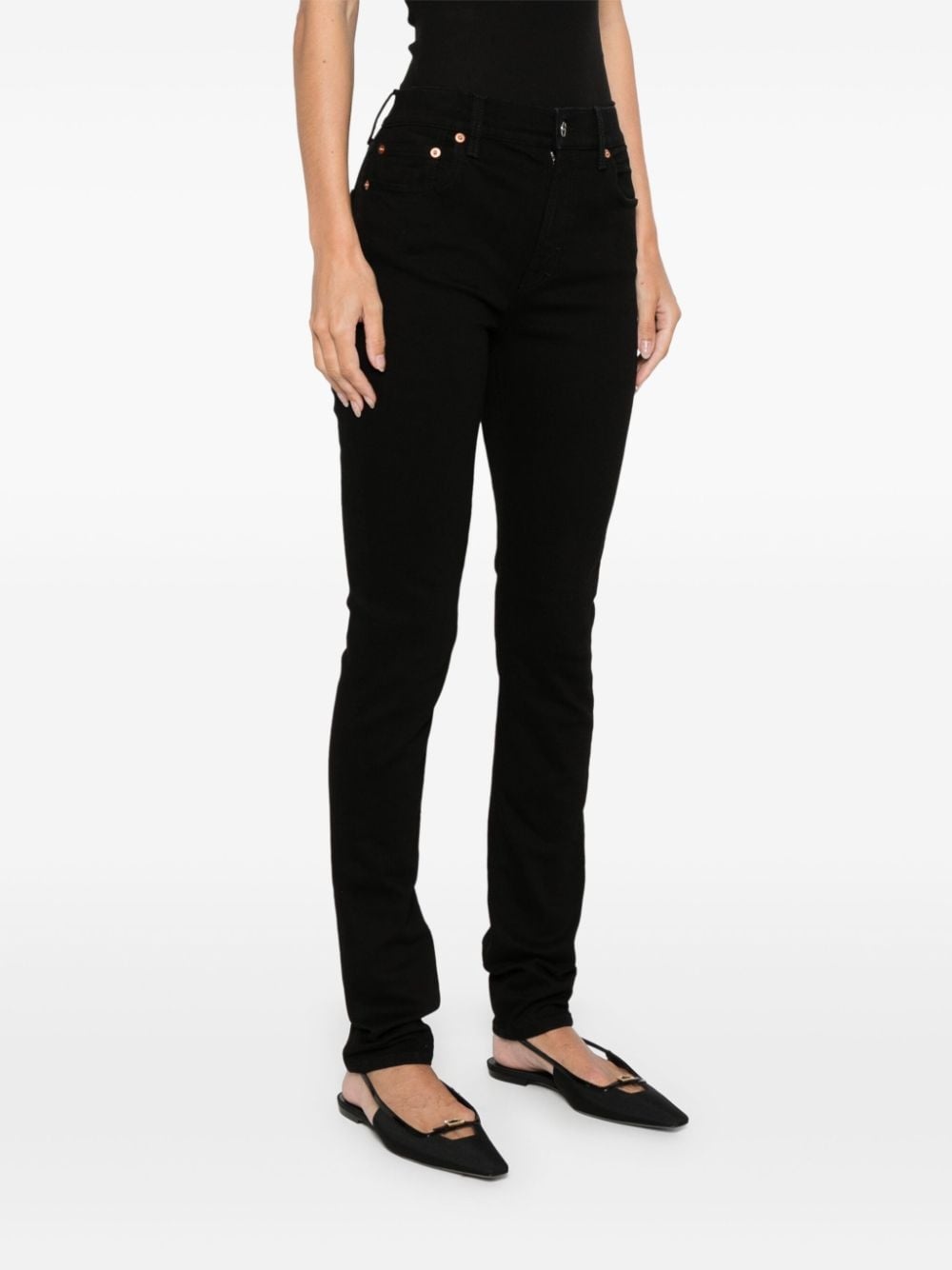 logo-patch jeans - 3