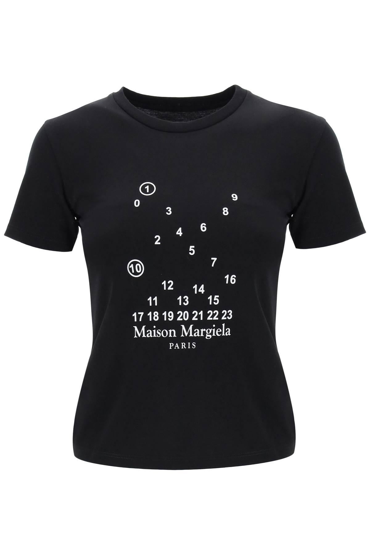 NUMERIC PRINT SLIM FIT T-SHIRT - 1