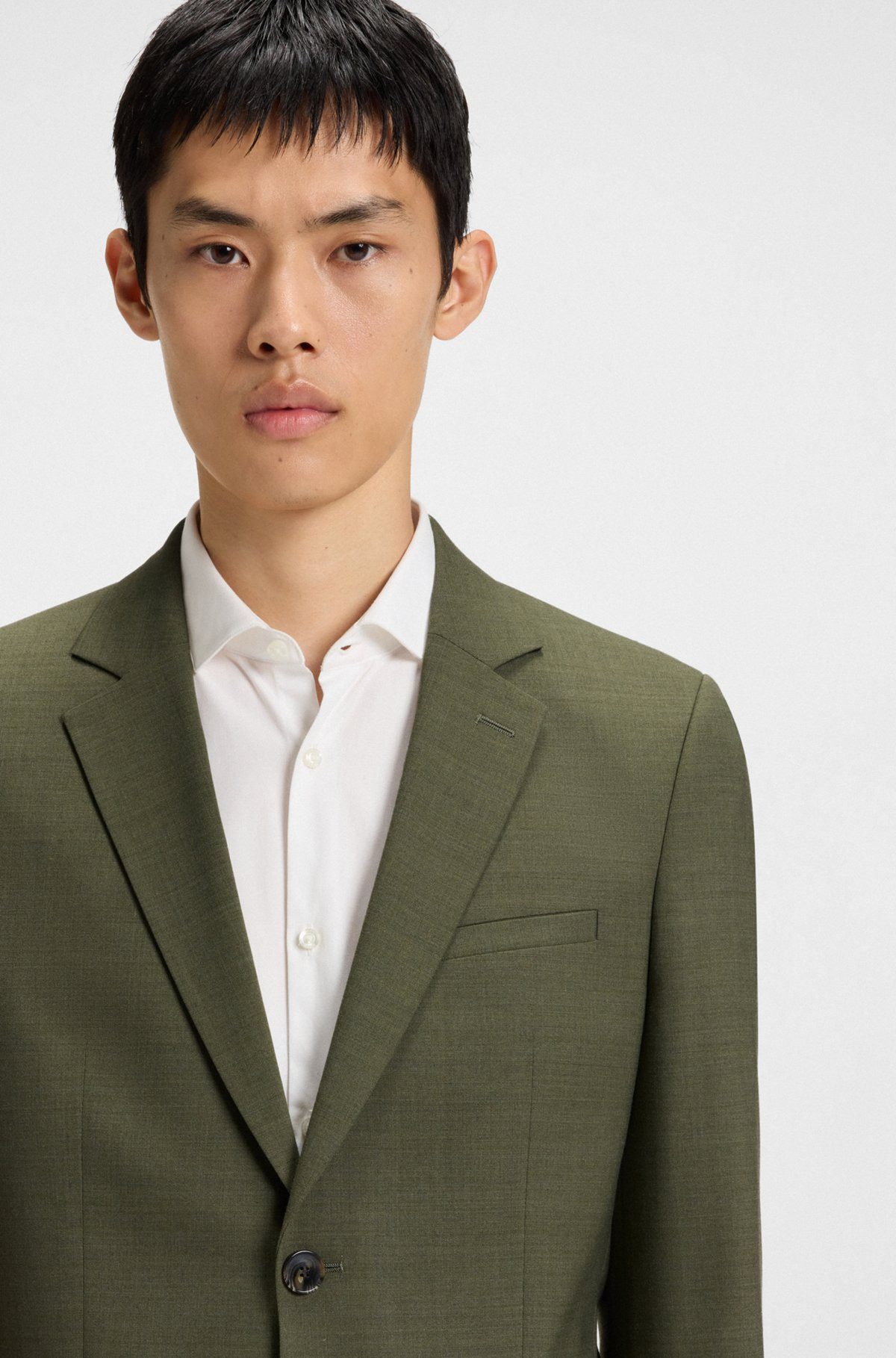 EXTRA-SLIM-FIT SUIT JACKET IN PERFORMANCE-STRETCH DOBBY - 5