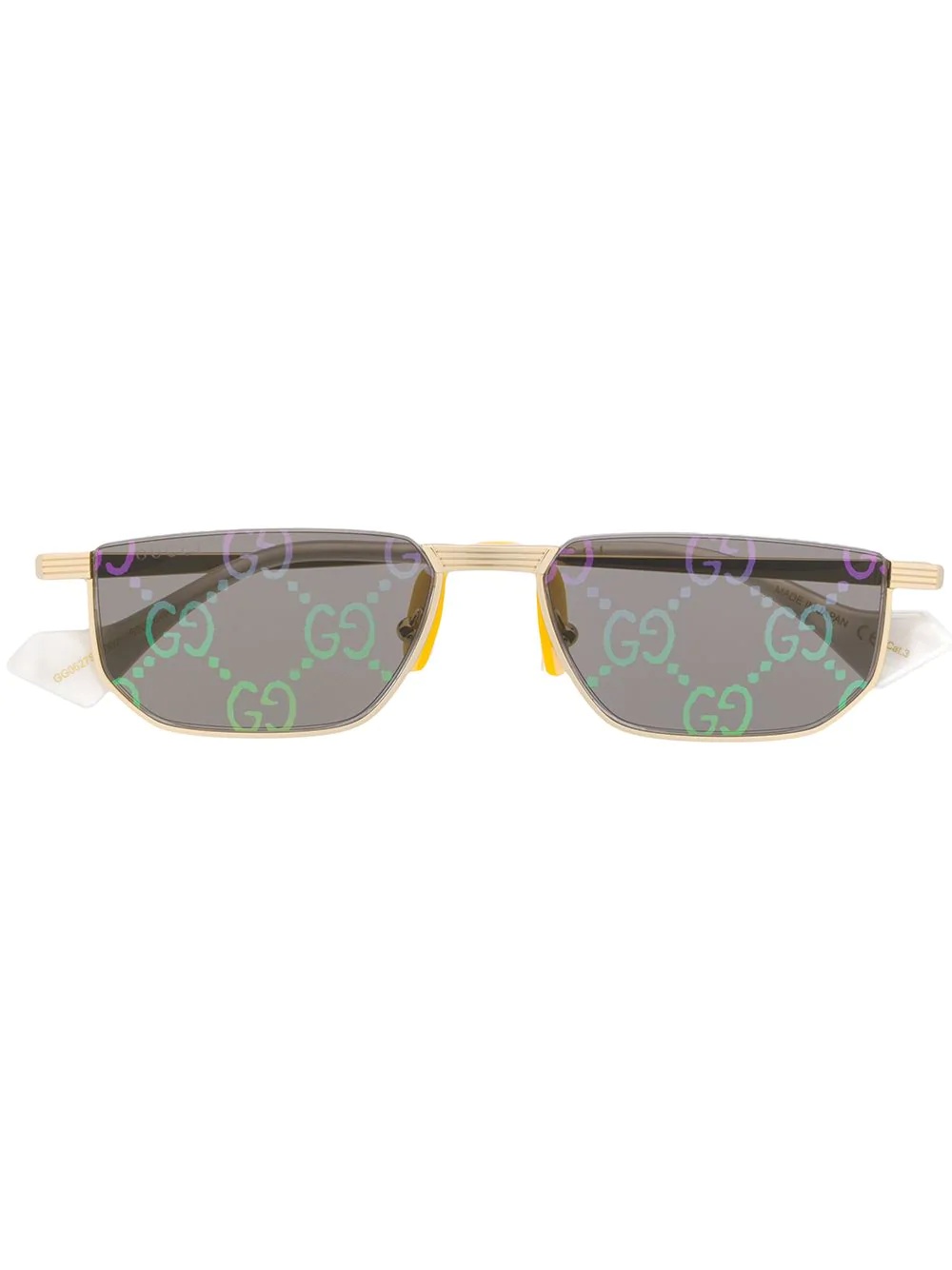 GG motif lensed sunglasses - 1