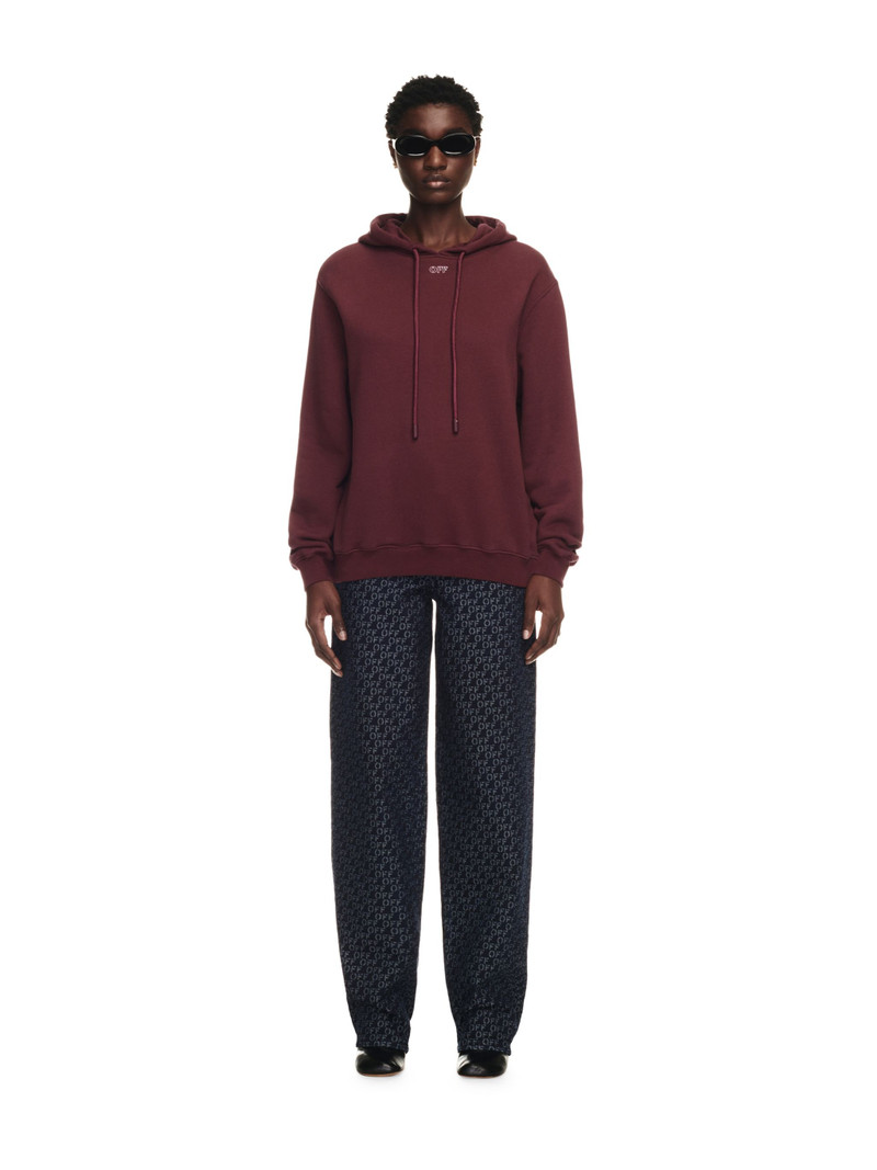 Off-White Embr Stitch Arrow Reg Hoodie outlook