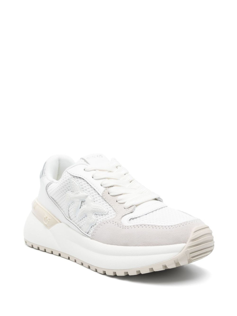 PINKO Love Birds-appliqué sneakers outlook