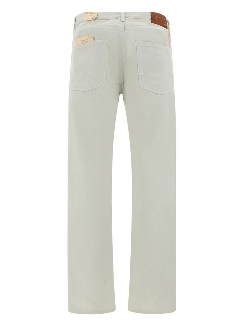 FORTELA five-pocket cotton jeans outlook