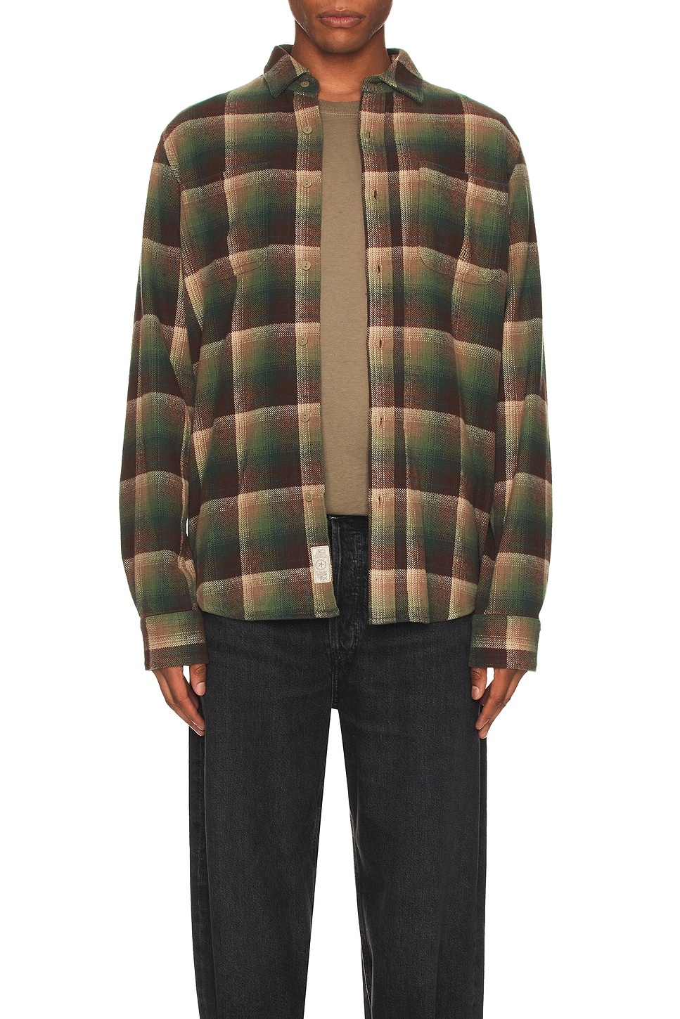 Plaid Cotton Flannel Shirt - 3