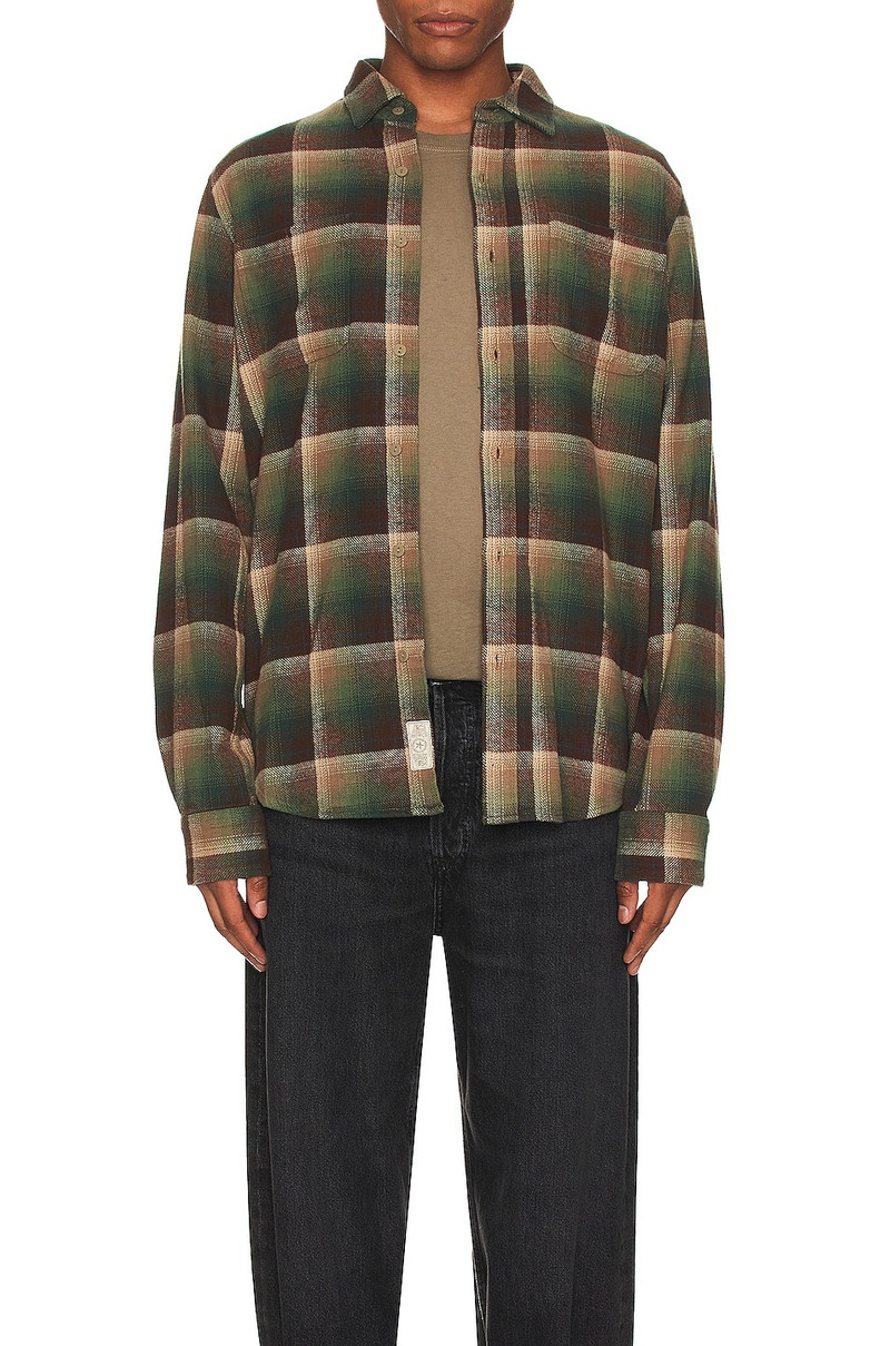 Schott Plaid Cotton Flannel Shirt outlook