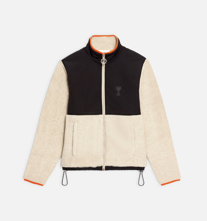 AMI Paris Ami De Cœur Sherpa Zipped Jacket outlook