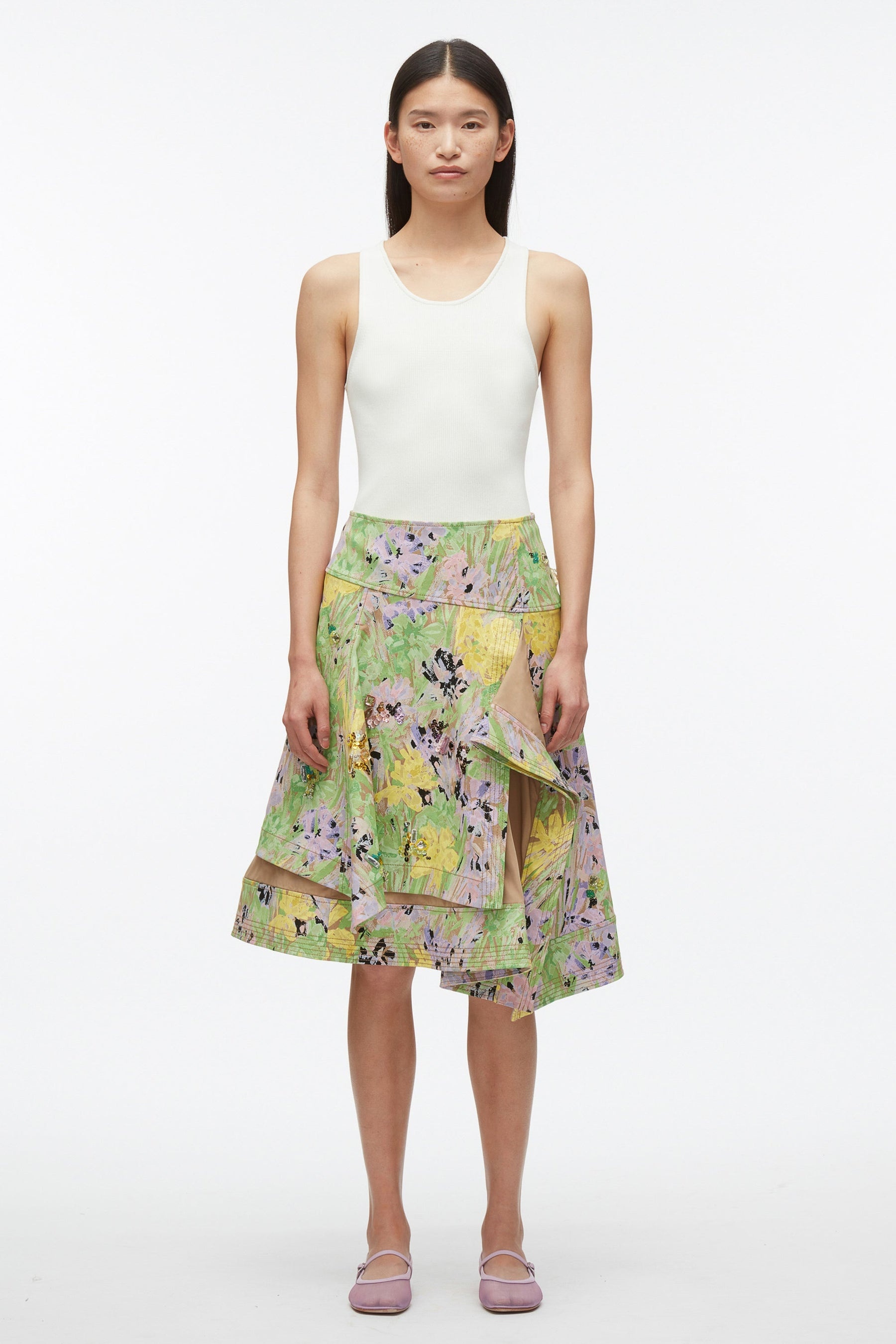 Flowerworks Embroidered Skirt - 6